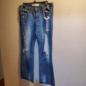 abercrombie and fitch emma Distressed jeans Size W30×L33